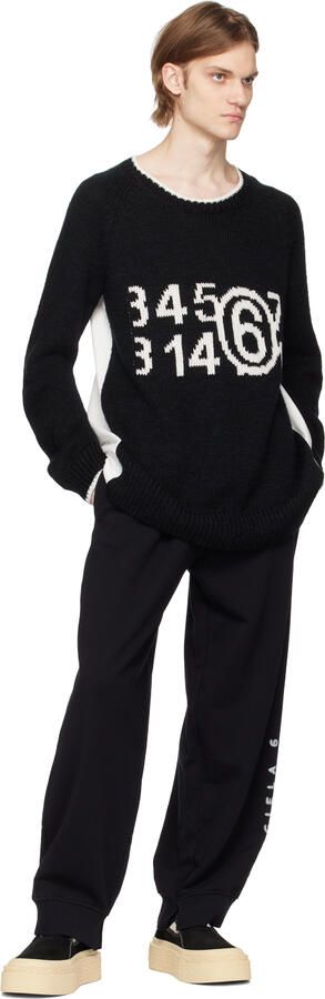 MM6 Maison Margiela Black Platform Sneakers - Picture 4