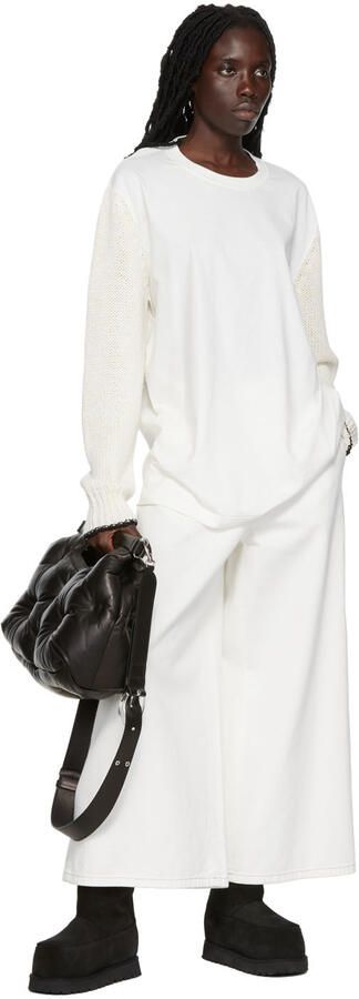 MM6 Maison Margiela Black Suede Boots - Picture 4