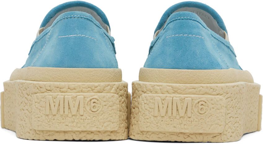 MM6 Maison Margiela Blue Platform Sneakers