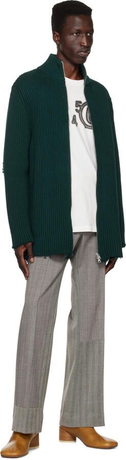 MM6 Maison Margiela Brown Leather Boots - Picture 4