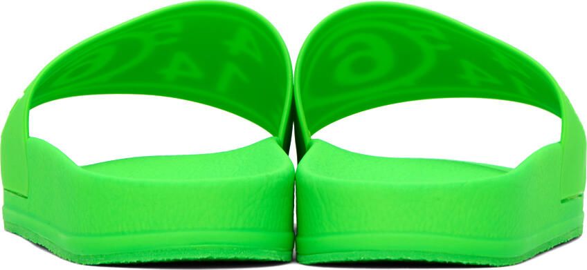 MM6 Maison Margiela Green Embossed Sandals
