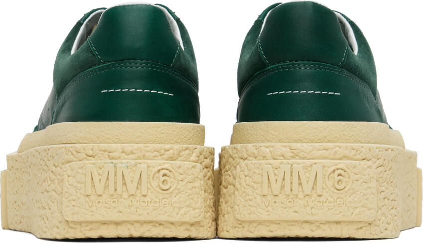 MM6 Maison Margiela Green Platform Sneakers