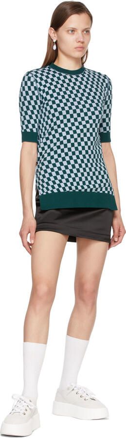 MM6 Maison Margiela Black Suede Platform Sneakers - Picture 7