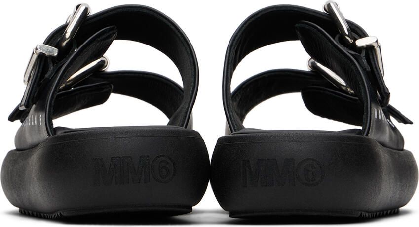 MM6 Maison Margiela Kids Black Buckle Sandals