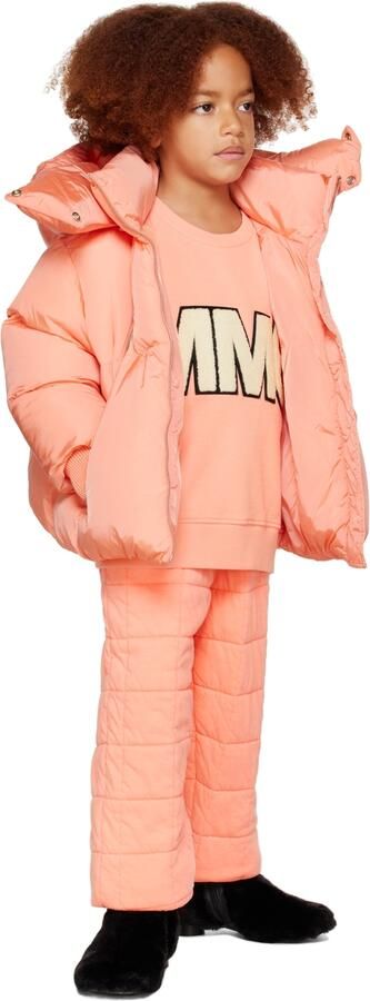 MM6 Maison Margiela Kids Black Faux-Fur Ankle Boots - Picture 4