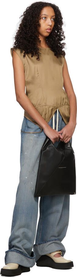 MM6 Maison Margiela Off-White Mary Jane Wedges - Picture 4