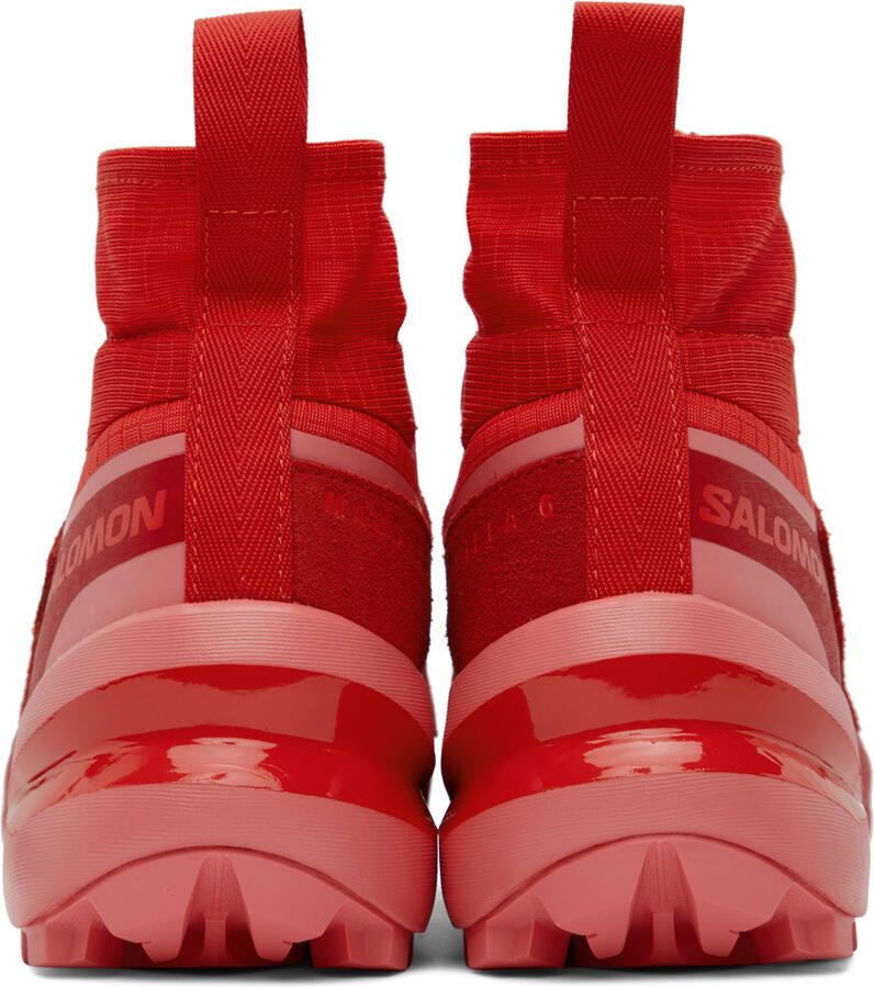MM6 Maison Margiela Red Salomon Edition MM6 Cross High Sneakers