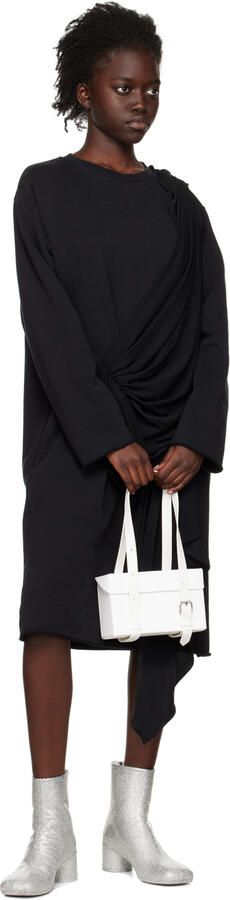 MM6 Maison Margiela Silver Glitter Boots - Picture 4