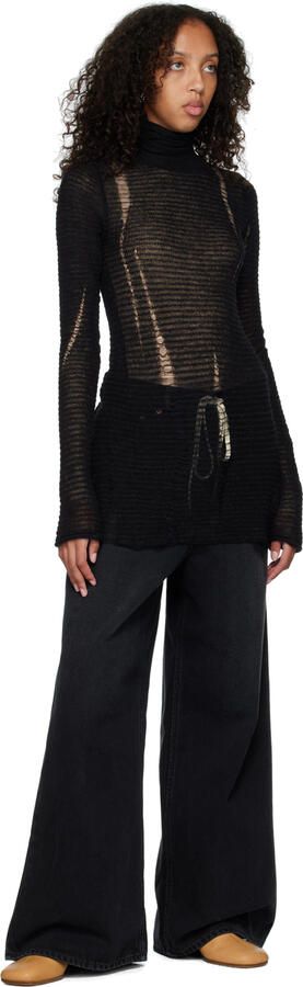 MM6 Maison Margiela Tan Anatomic Ankle Boots - Picture 4