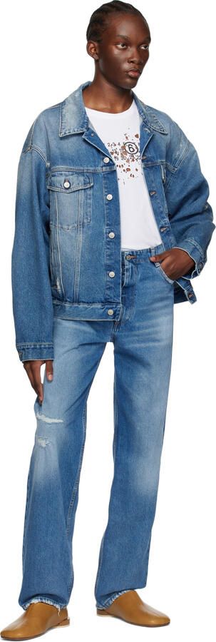 MM6 Maison Margiela Tan Square Toe Loafers - Picture 3