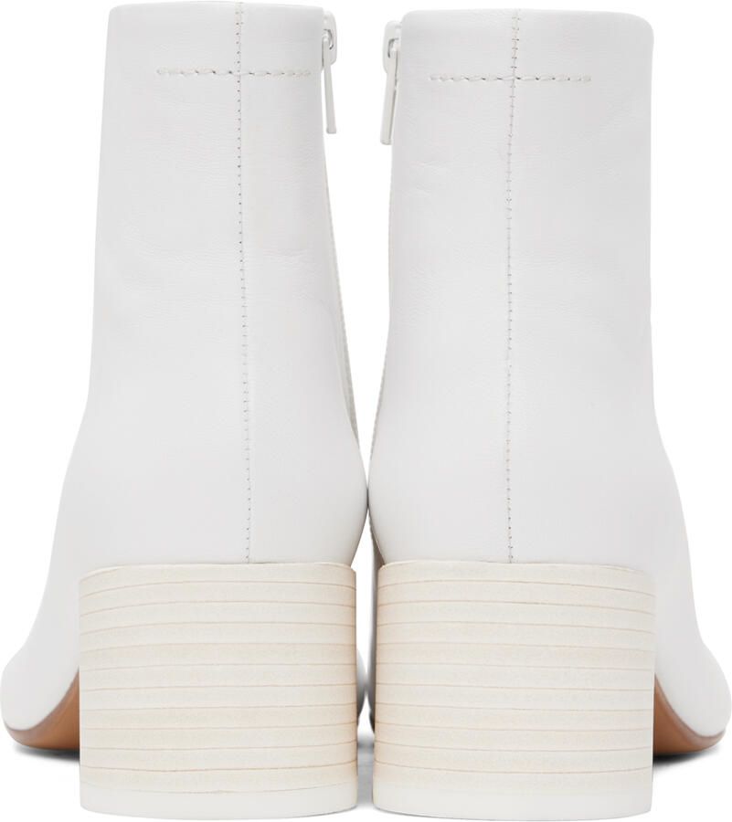 MM6 Maison Margiela White Anatomic 45 Boots