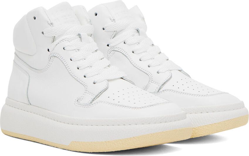 MM6 Maison Margiela White Basketball Sneakers - Picture 2