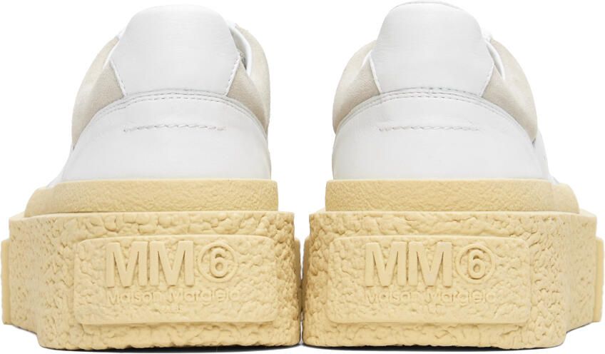 MM6 Maison Margiela White Platform Sneakers
