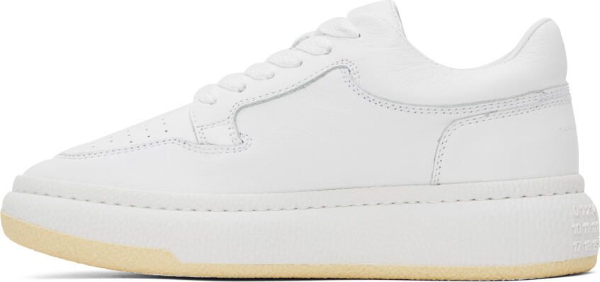 MM6 Maison Margiela White Platform Sneakers - Picture 3