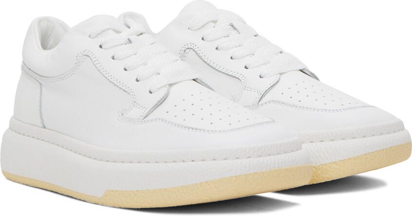 MM6 Maison Margiela White Platform Sneakers - Picture 2