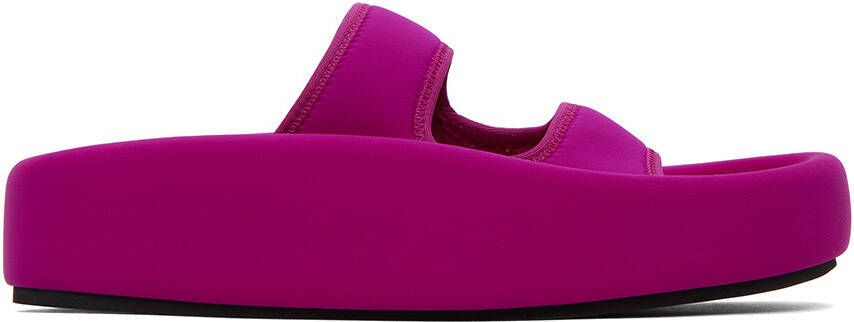 MM6 Maison Margiela Pink Sunken Sandals - Picture 5
