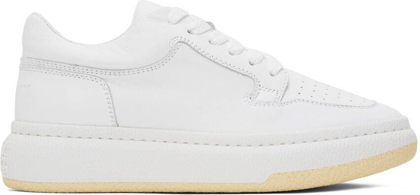MM6 Maison Margiela White Platform Sneakers - Picture 5