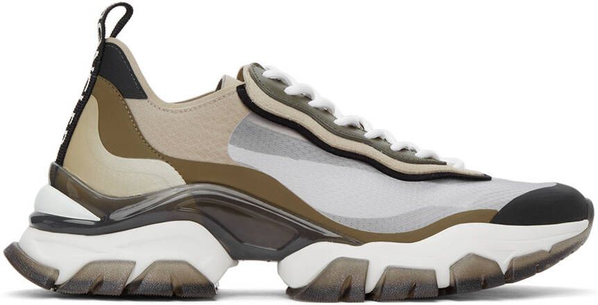 Moncler Beige & Khaki Leave No Trace Light Sneakers - Picture 5