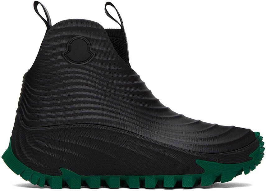 Moncler Black Acqua Chelsea Boots - Picture 5