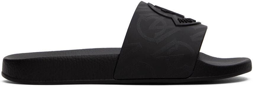 Moncler Black Basile Slides