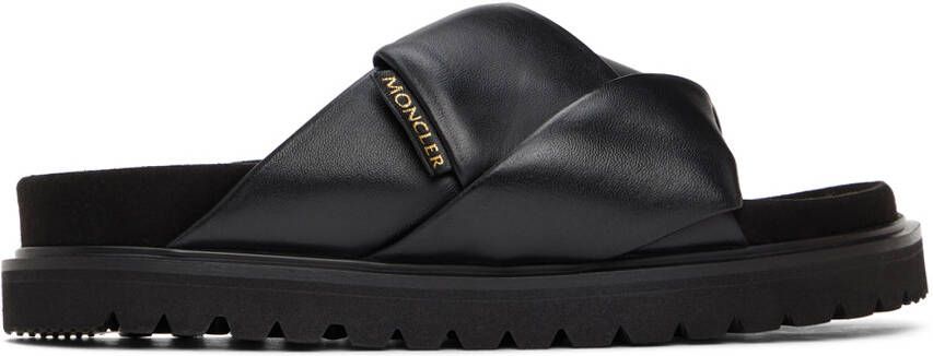 Moncler Black Fantine Sandals - Picture 4