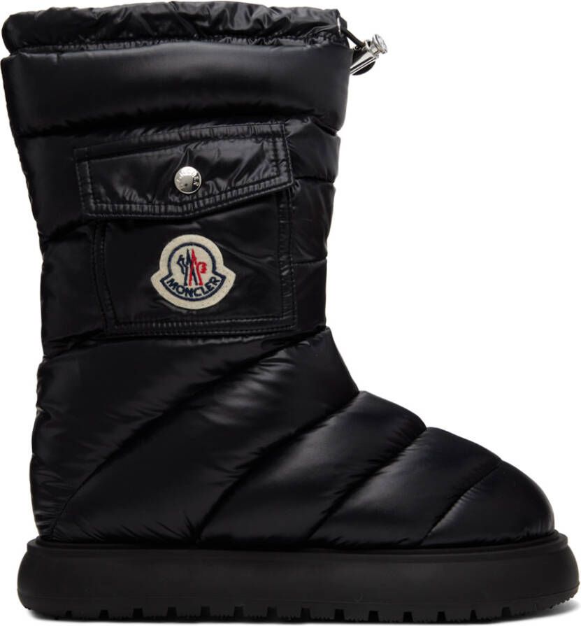 Moncler White Gaia Pocket Boots