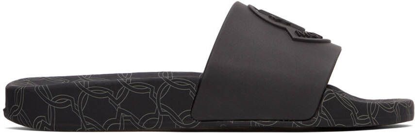 Moncler Black Jeanne Slides