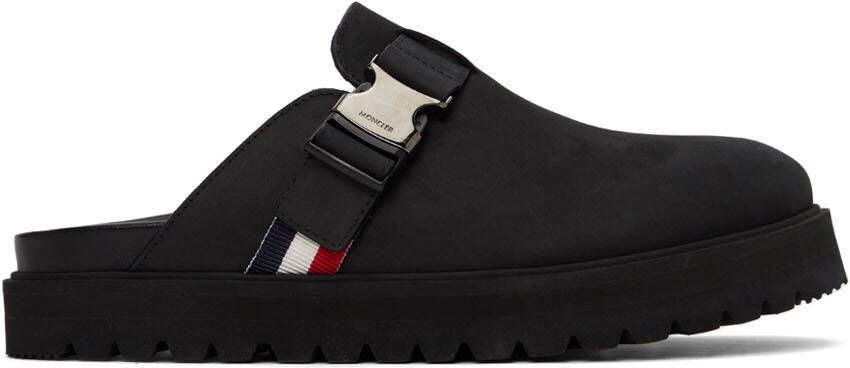 Moncler Black Mon Mules - Picture 3