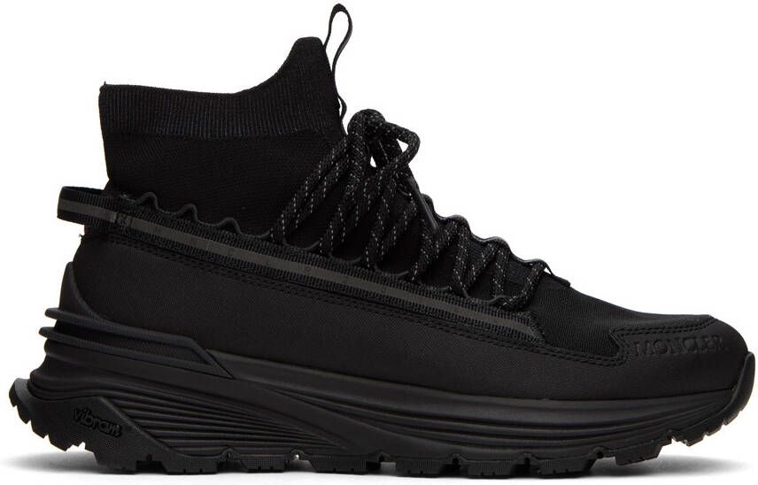 Moncler Black Monte Runner High Sneakers - Picture 5