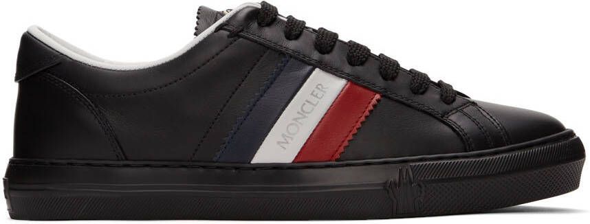 Moncler Black New Monaco Low Sneakers - Picture 5