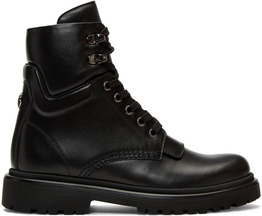 Moncler Black Patty Ankle Boots - Picture 4