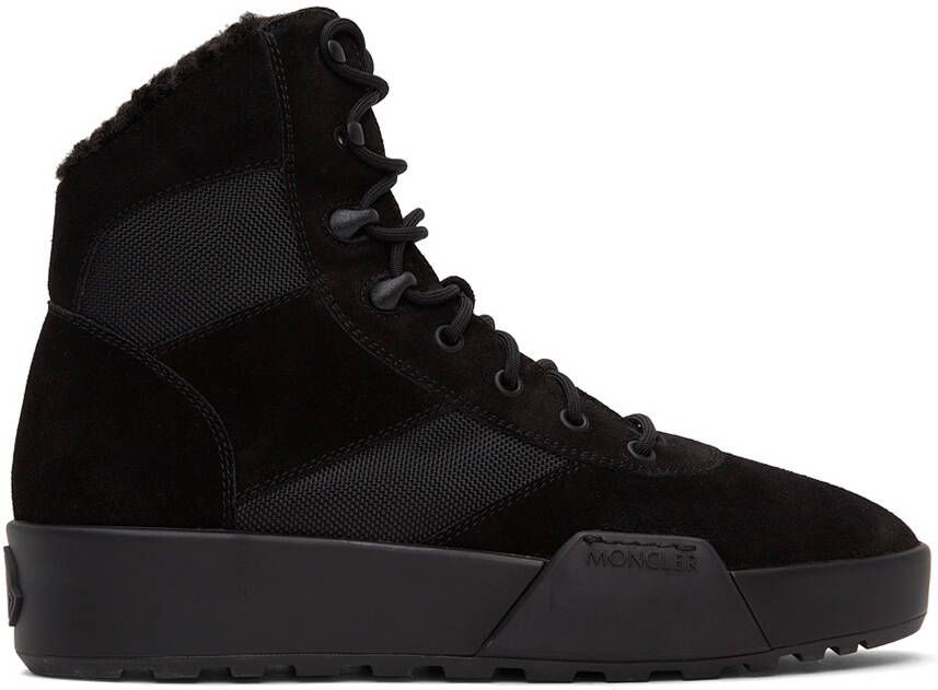 Moncler Black Promyx High Sneakers - Picture 5