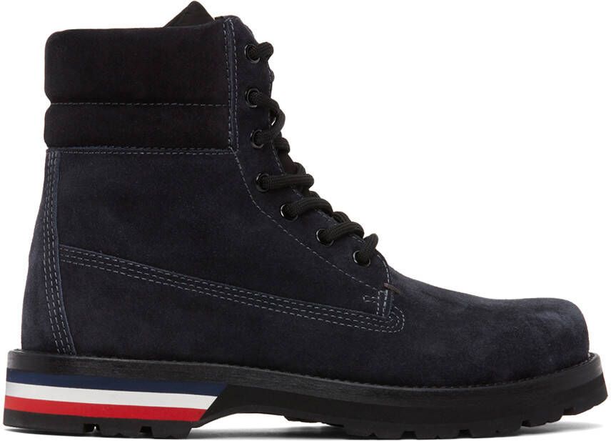Moncler Black Suede Vancouver Boots - Picture 4