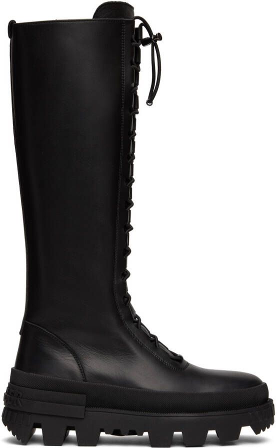 Moncler Black Vail Tall Boots - Picture 5