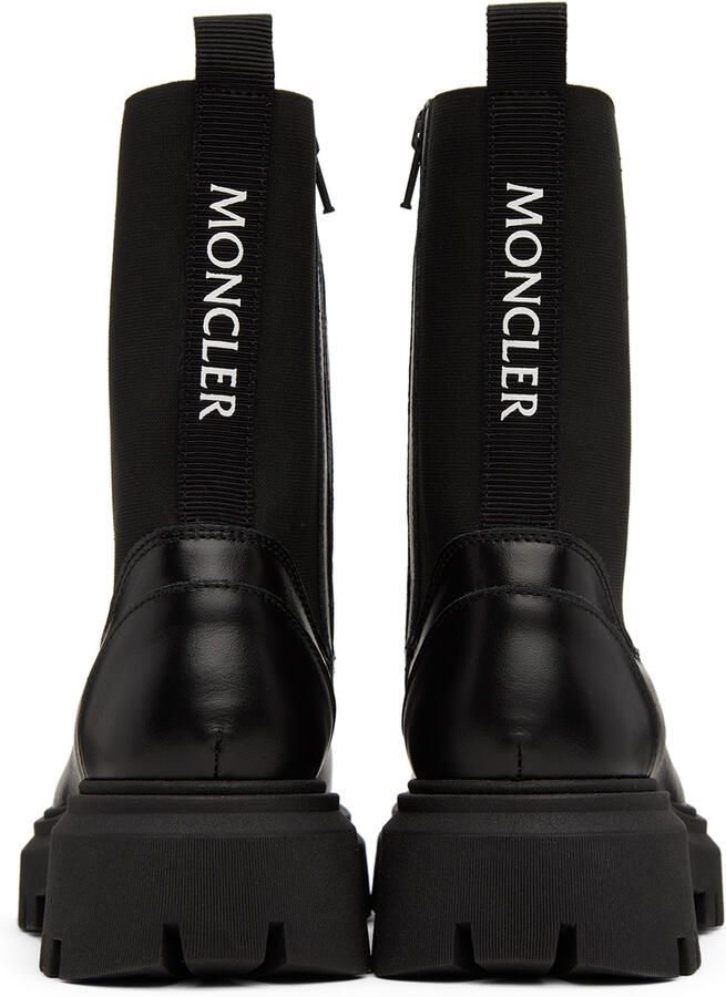 Moncler Enfant Kids Black Petit Neue Chelsea Boots - Picture 4