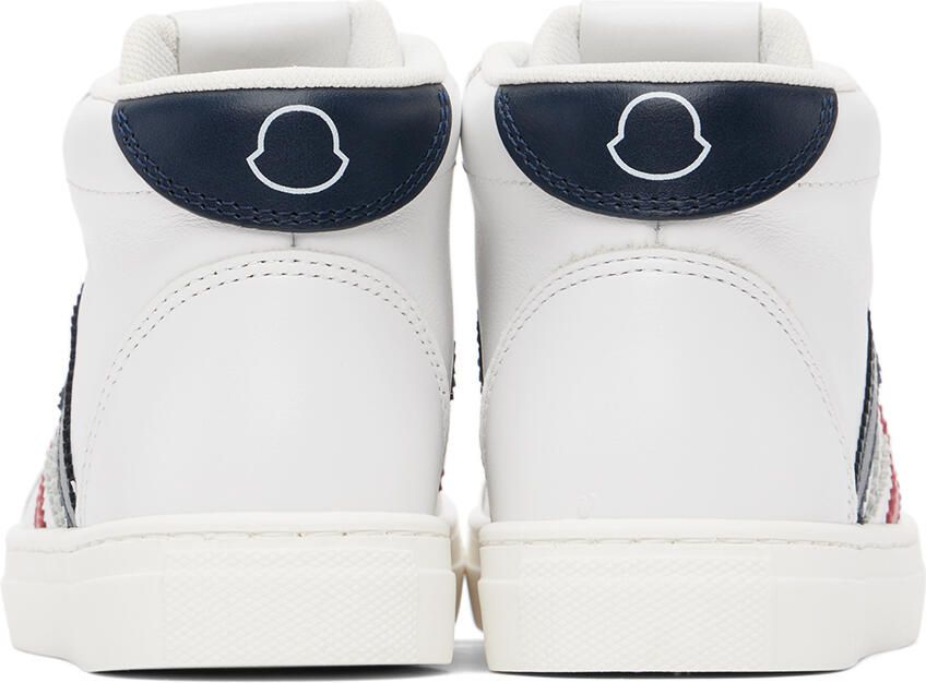 Moncler Enfant Kids White Petit Monaco Sneakers