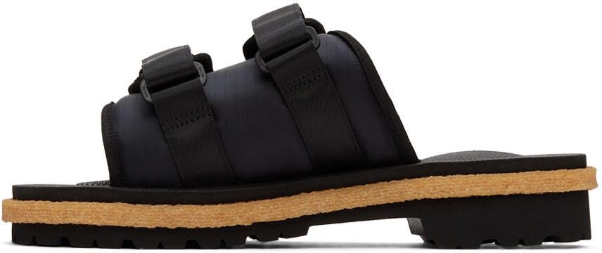 Moncler Genius 2 Moncler 1952 Black Moto Mountain Sandals - Picture 4
