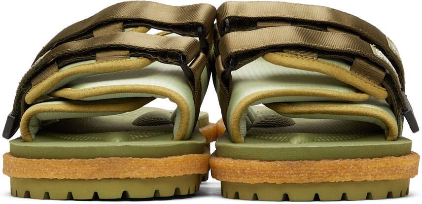 Moncler Genius 2 Moncler 1952 Green Moto Mountain Sandals - Picture 3
