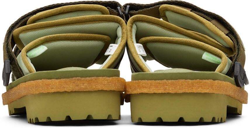 Moncler Genius 2 Moncler 1952 Green Moto Mountain Sandals - Picture 2
