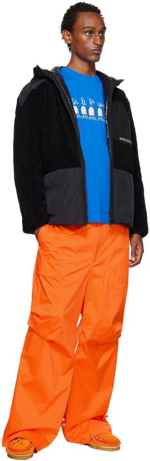 Moncler Genius 2 Moncler 1952 Orange Clarks Edition Wallabee Boots - Picture 4