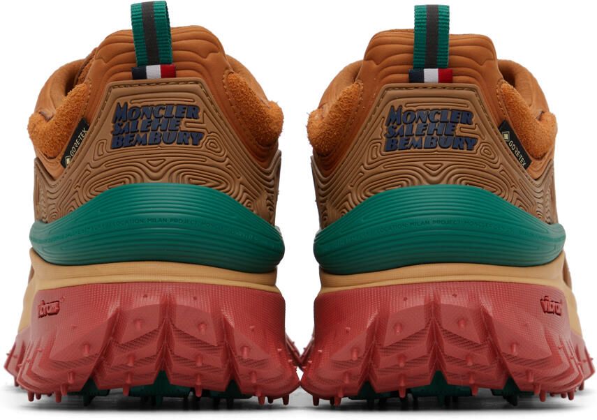 Moncler Genius Moncler Salehe Bembury Orange Trailgrip Grain Sneakers