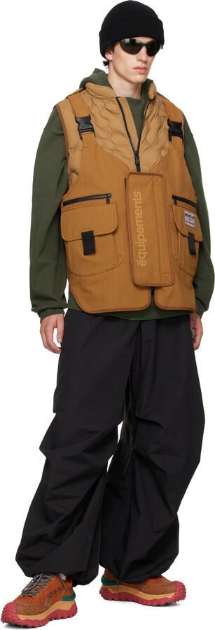 Moncler Genius Moncler Salehe Bembury Orange Trailgrip Grain Sneakers - Picture 4