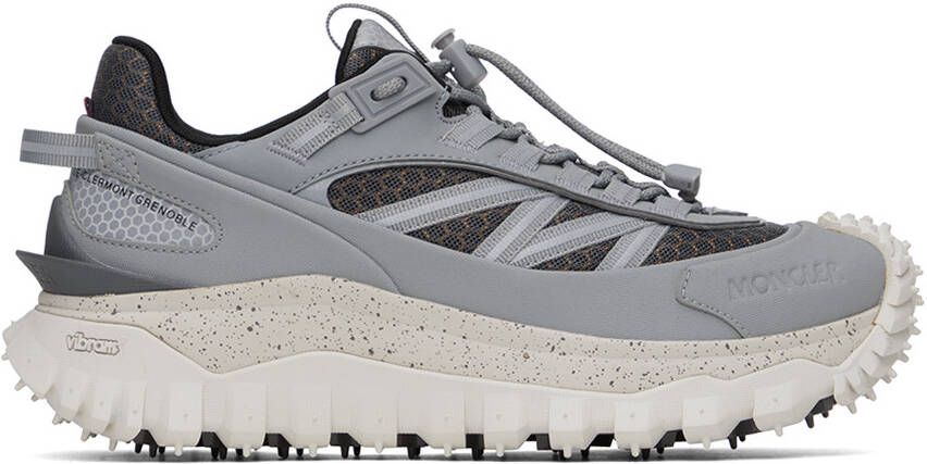 Moncler Gray Trailgrip Sneakers - Picture 5