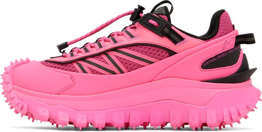 Moncler Grenoble Pink Trailgrip GTX Sneakers - Picture 3