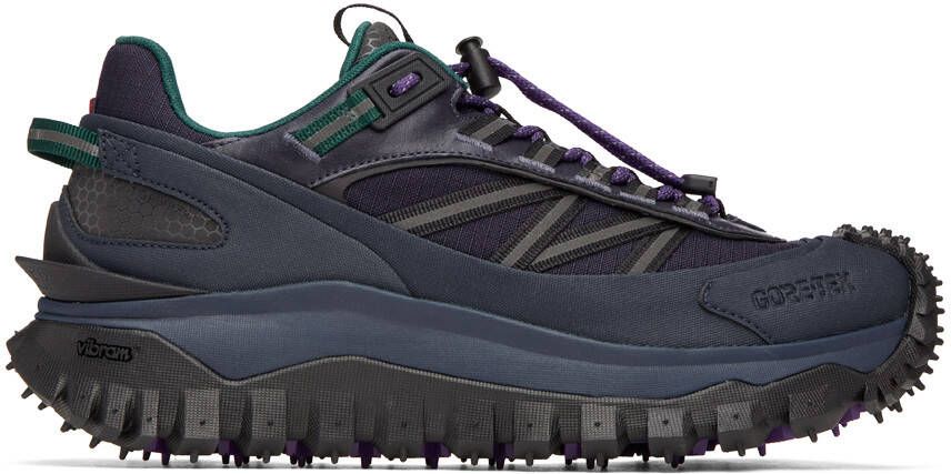 Moncler Grenoble Navy Trailgrip GTX Sneakers - Picture 5