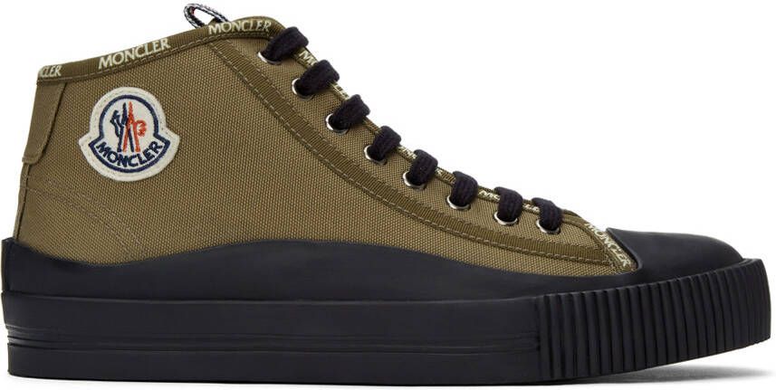 Moncler Khaki Lissex Sneakers - Picture 4