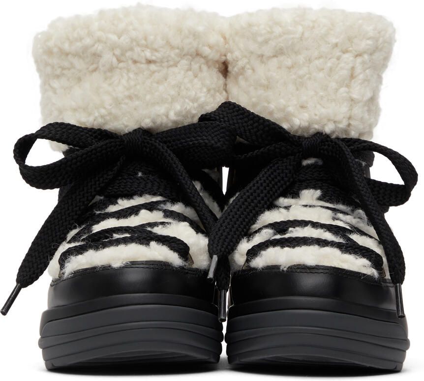Moncler Beige & Black Insolux M Boots