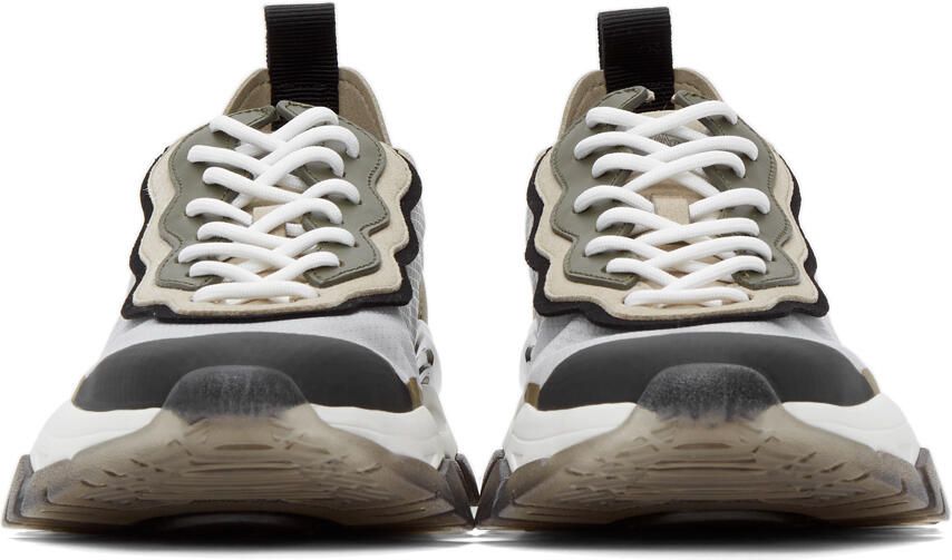 Moncler Beige & Khaki Leave No Trace Light Sneakers - Picture 3