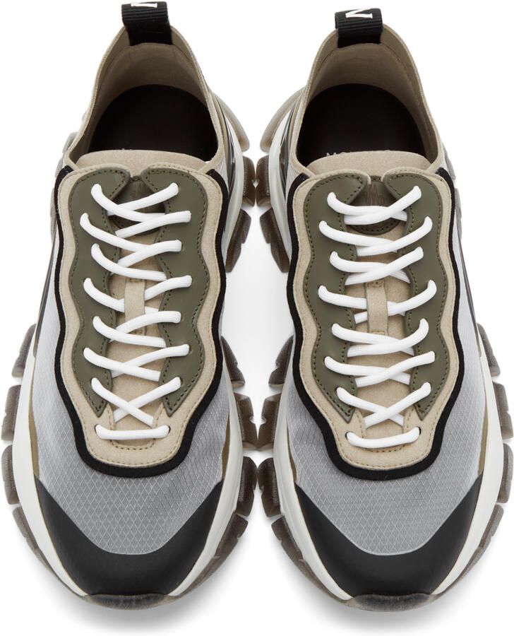 Moncler Beige & Khaki Leave No Trace Light Sneakers
