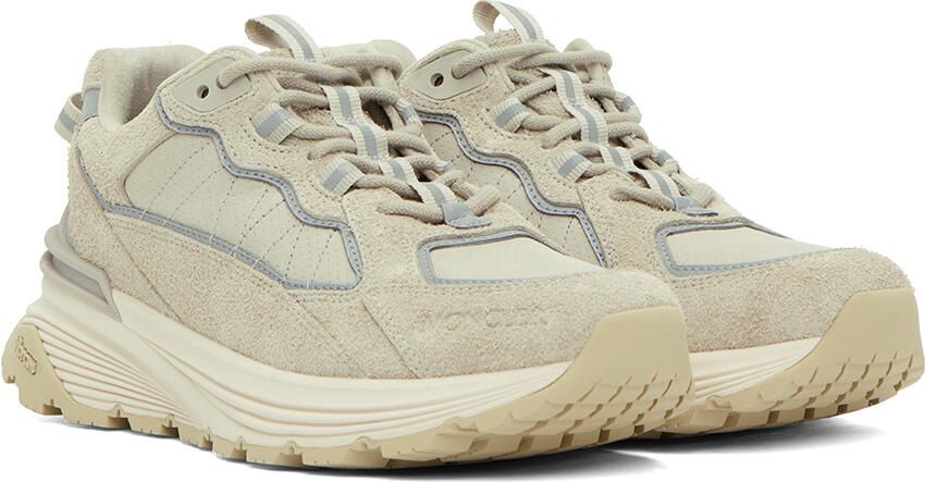 Moncler Beige Lite Runner Sneakers - Picture 2